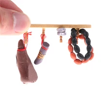 Кукольный домик миниатюрная 1:12 игрушка кухня еда крюк для мяса длина 6,2 см