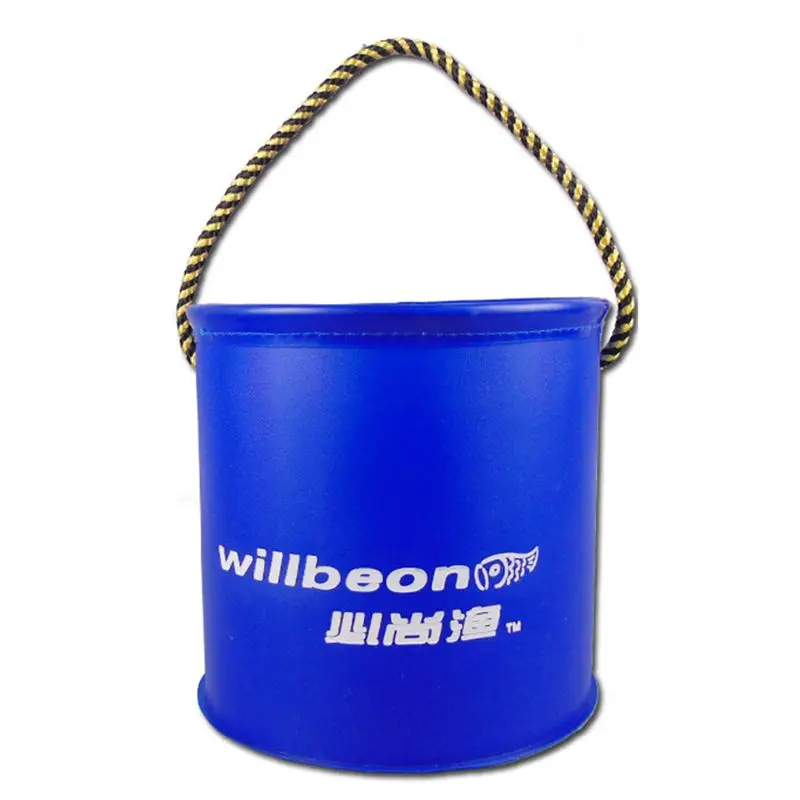 

Thickened EVA Fishing Bucket Collapsible Live Fish Protection Barrel Bag Mini Portable Car Wash Buckets