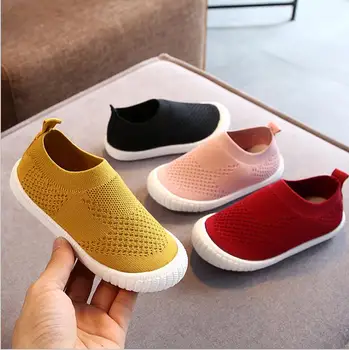 

Children's Soft Shoes Spring AutumnNew Fashion Cute Girl's Soft-soled Korean Mesh Shoes boys Net cloth sneakers Size 21-30