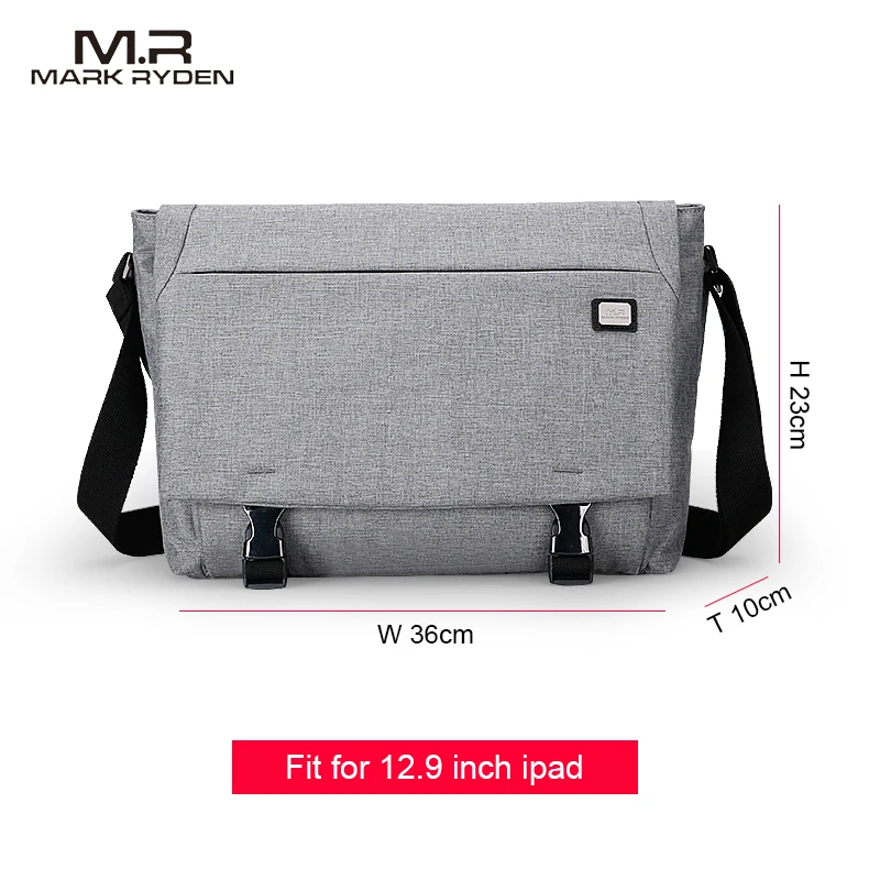 Mark Ryden New Crossbody Bags for Men Water Repellent Messengers Bag Business Casual Shoulder Bags