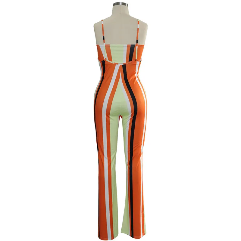 sexy cropped tops and jumpsuti women 2 piece set-13