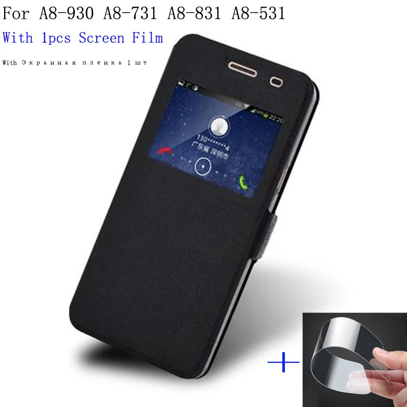 

For Coolpad Tiptop Max A8-930 A8-731 Case Cover Flip Leather With Smart View Window Shell A8-831 A8-531 Holster phone case