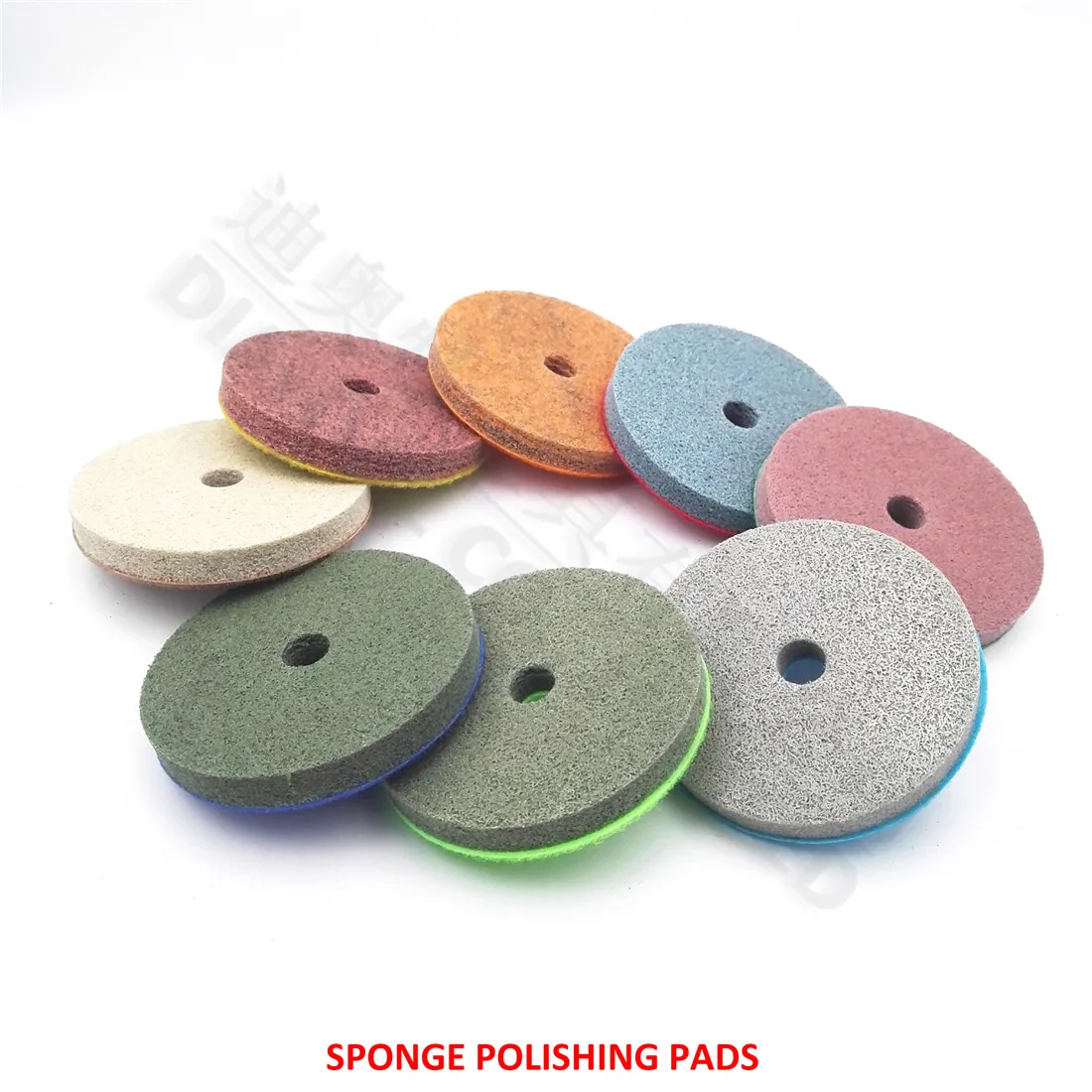 DIATOOL 10pcs 100MM Sponge Diamond Polishing Pads for marble artificial