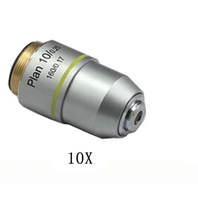 1 шт. 10X био-микроскоп биологический микроскоп использование 195 ПЛАН Ахроматический объектив с резьбой 20,2 мм