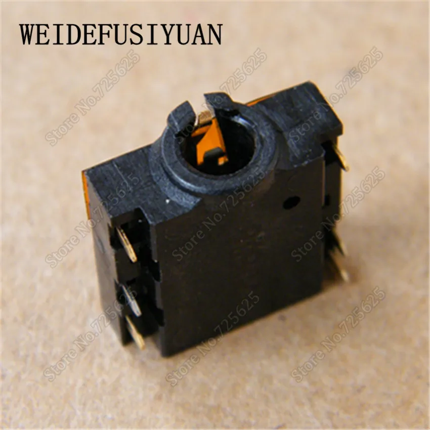 Audio Headphone Microphone Jack Port Socket for Laptop Notebook 6 pin connector