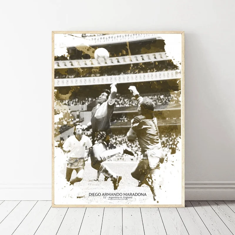 

Diego Maradona Modern Home Decor Canvas Painting Art Print Wall Picture