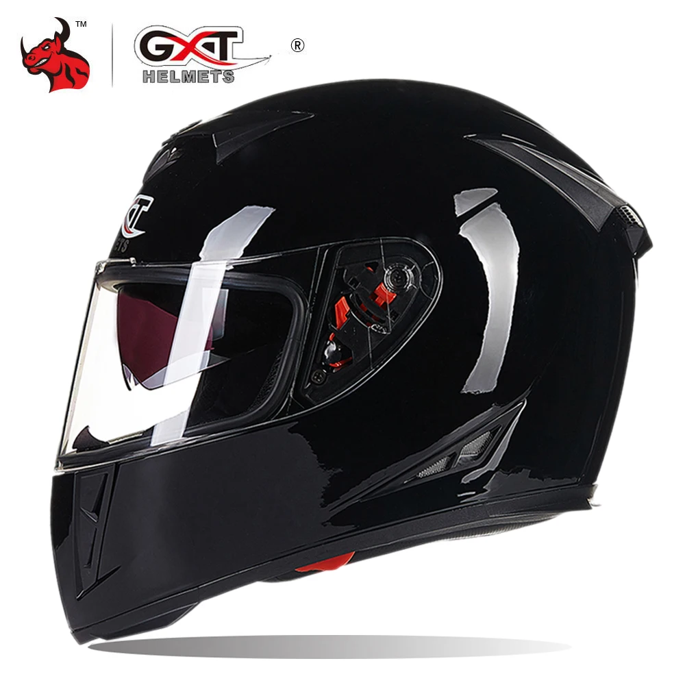 

GXT Motorcycle Helmet Full Face Moto Helmets Double Visor Racing Motocross Helmet Casco Modular Moto Helmet Motorbike Capacete