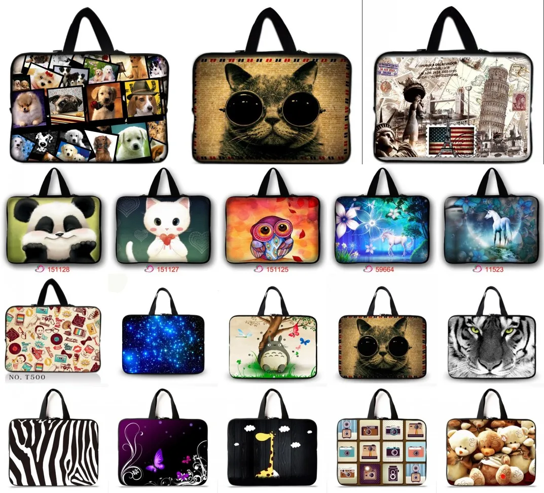 Cue Prints Cool 13" inch Soft Laptop Sleeve Handle Bag Notebook Case
