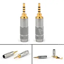 Areyourshop Sale 20PCS 2 5mm Male Stereo 4 Pole Repair Headphone Plug Cable Audio Adapter Converter