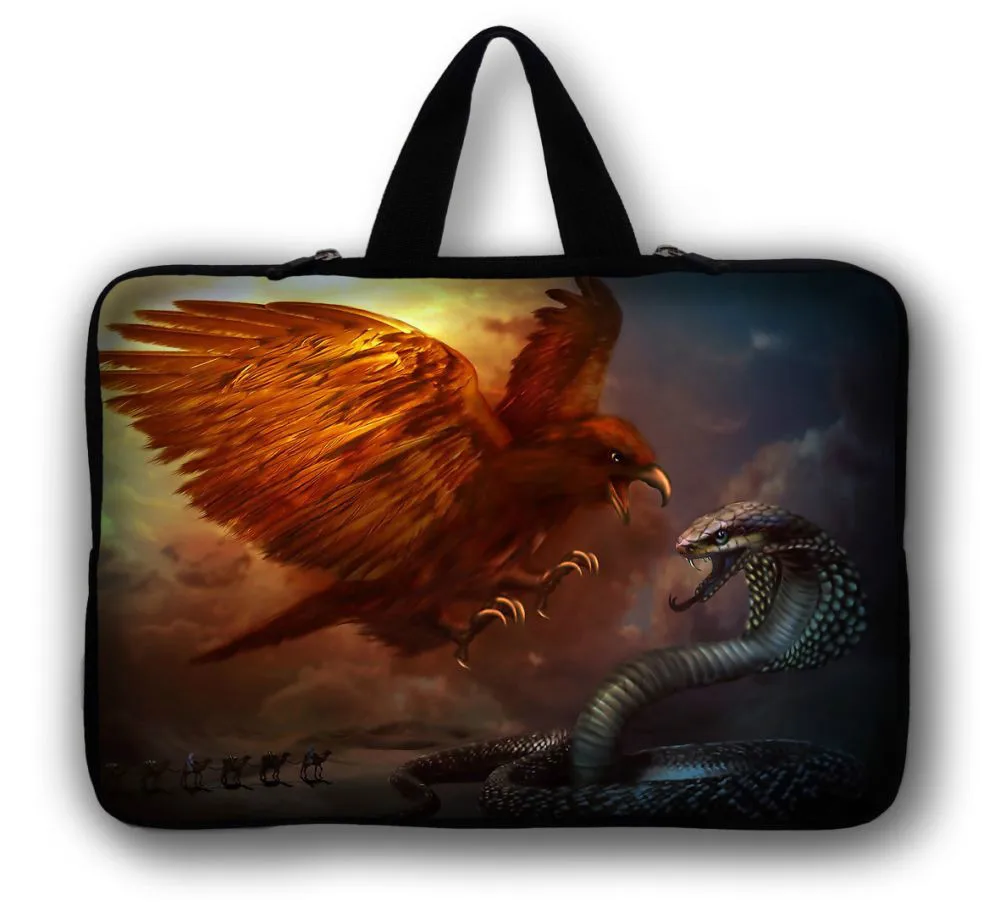 12" Eagle Snake Laptop Soft Carry Sleeve Bag Case For Samsung Google 11.6" Chromebook,11.6