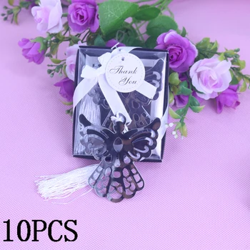 

Angel Bear Silver Metal Bookmark For Children Christening Souvenirs Bridal Baby Giveaway Party Souvenirs Wedding Gift For Guest