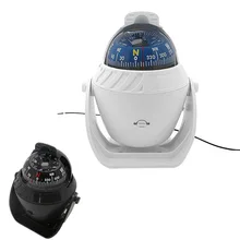 New ABS LED Light Electronic Vehicle Car Navigation Sea Marine Boat Ship Digital Compass B2Cshop