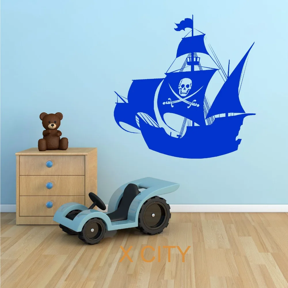 Pirate Ship Skull Crossbones Jolly Roger Boat Pirates Of The Caribbean