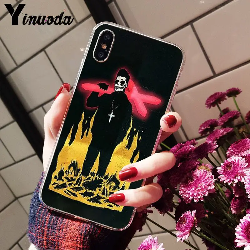 Yinuoda Weeknd поп-певец Starboy TPU Мягкий силиконовый чехол для телефона для iPhone X XS MAX 6 6S 7 7plus 8 8Plus 5 5S XR - Цвет: A6