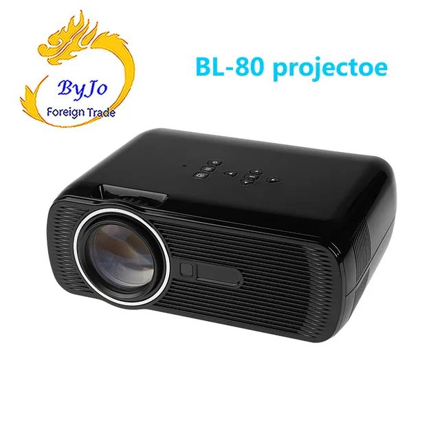 Cheap BL-80 Mini WIFI LED Projector Android 4.4 HD 1080p Video Media Player Portable Home Theater