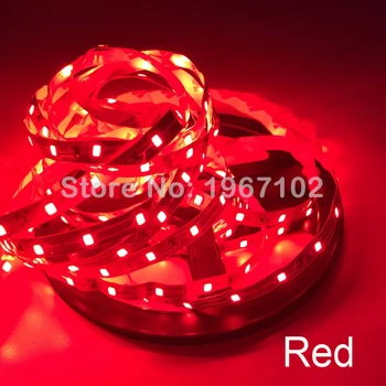 

5M or 10M /Pack 2835 SMD More Brighter Than 3528 5050 SMD LED Strip light DC 12V 60LEDs/M Indoor Decorative Tape White Blue Red