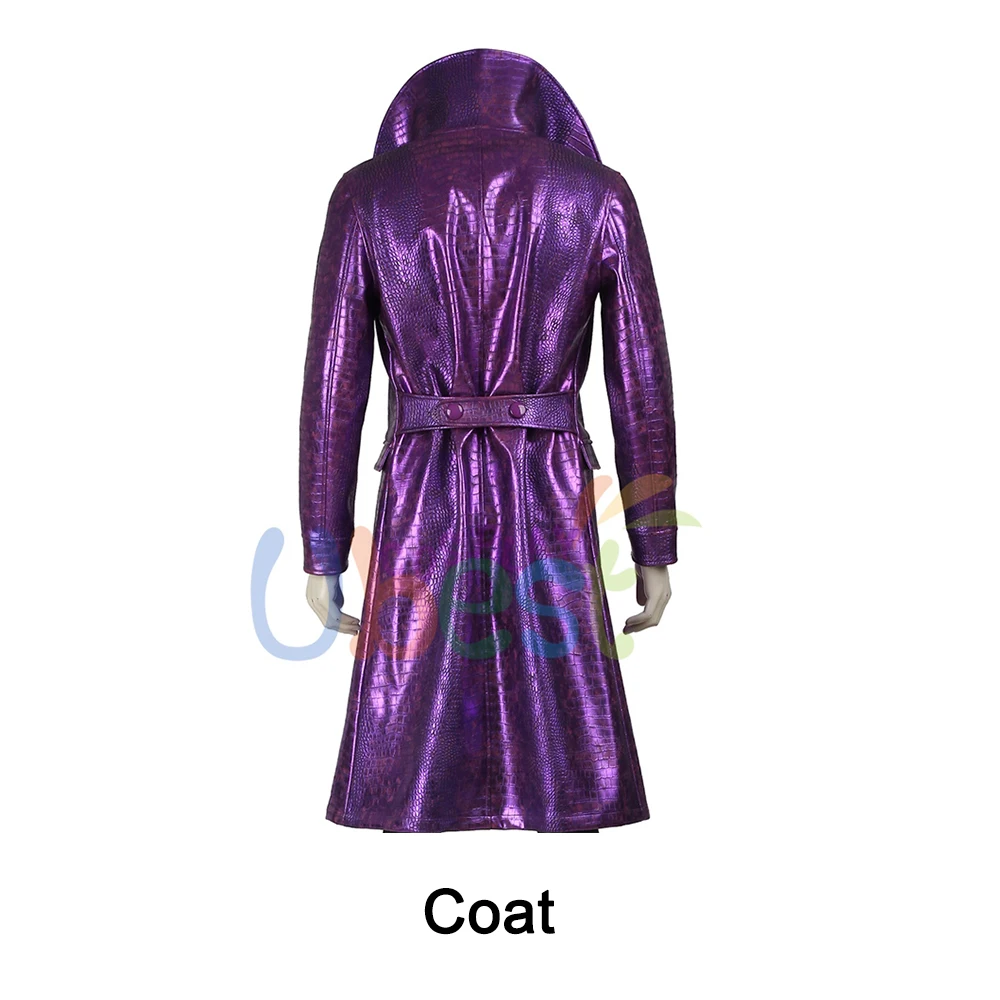 Отряд Самоубийц Task Force X The Joker Косплей Костюм ручной работы - Цвет: Coat