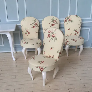 

1pcs 1:6 Miniature chair for 30cm dolls dollhouse Furniture toy kawaii blue chair pretend play toys for children girls gifts