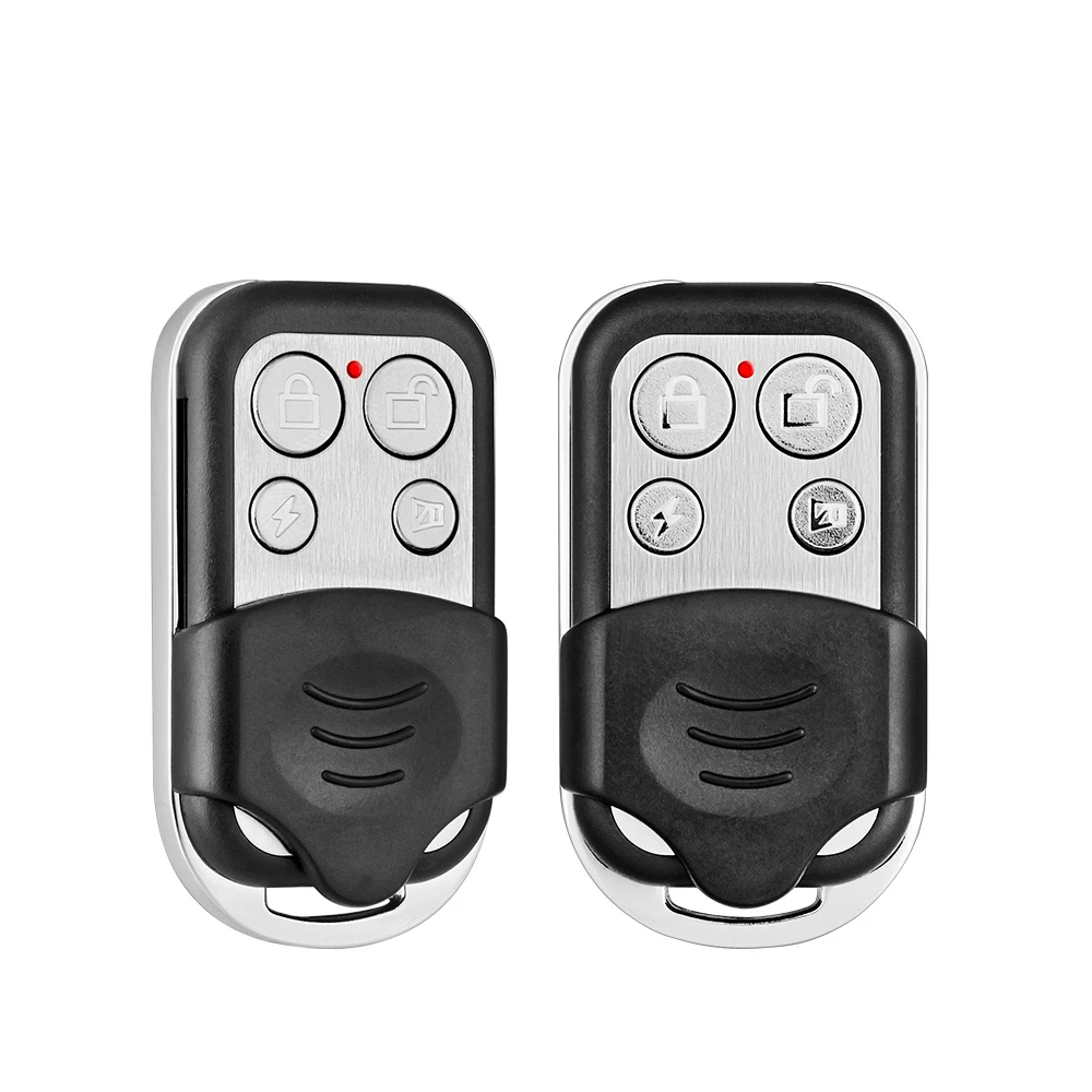 

2pcs/Lot RC528 Wireless Metallic Remote Control For Security Alarm System