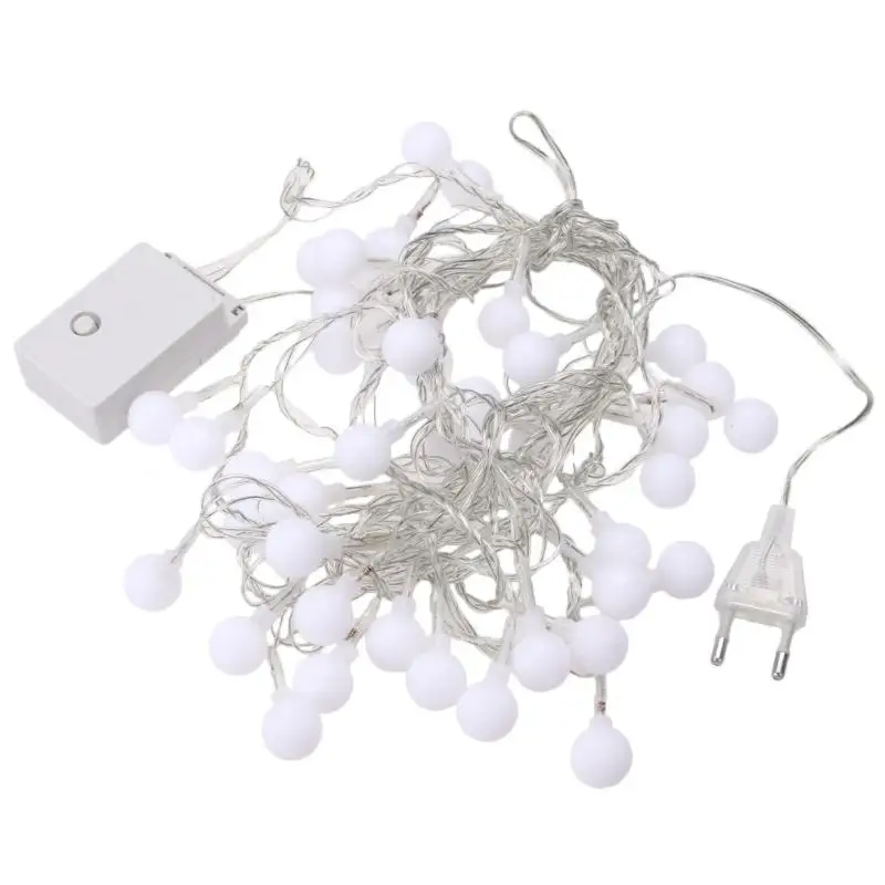 

5M 40 LED String Globe Ball LED String Fairy Light Holiday Light Waterproof For Party Christmas Wedding Party Decoration UK Plug