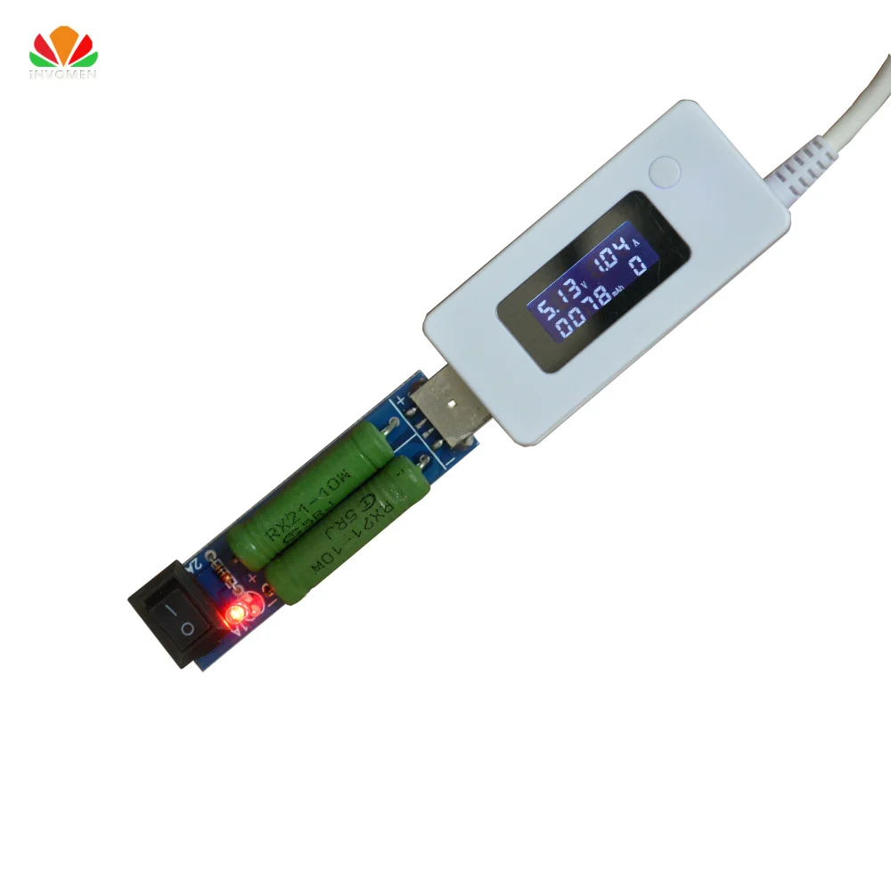 USB ток напряжение простой детектор Mobile Power емкость батареи тестер ЖК дисплей с