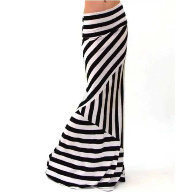 

Jaycosin skirt Korean version of the self-cultivation high waist half-length high elastic bag hip Over Stretch Long Maxi Skirt