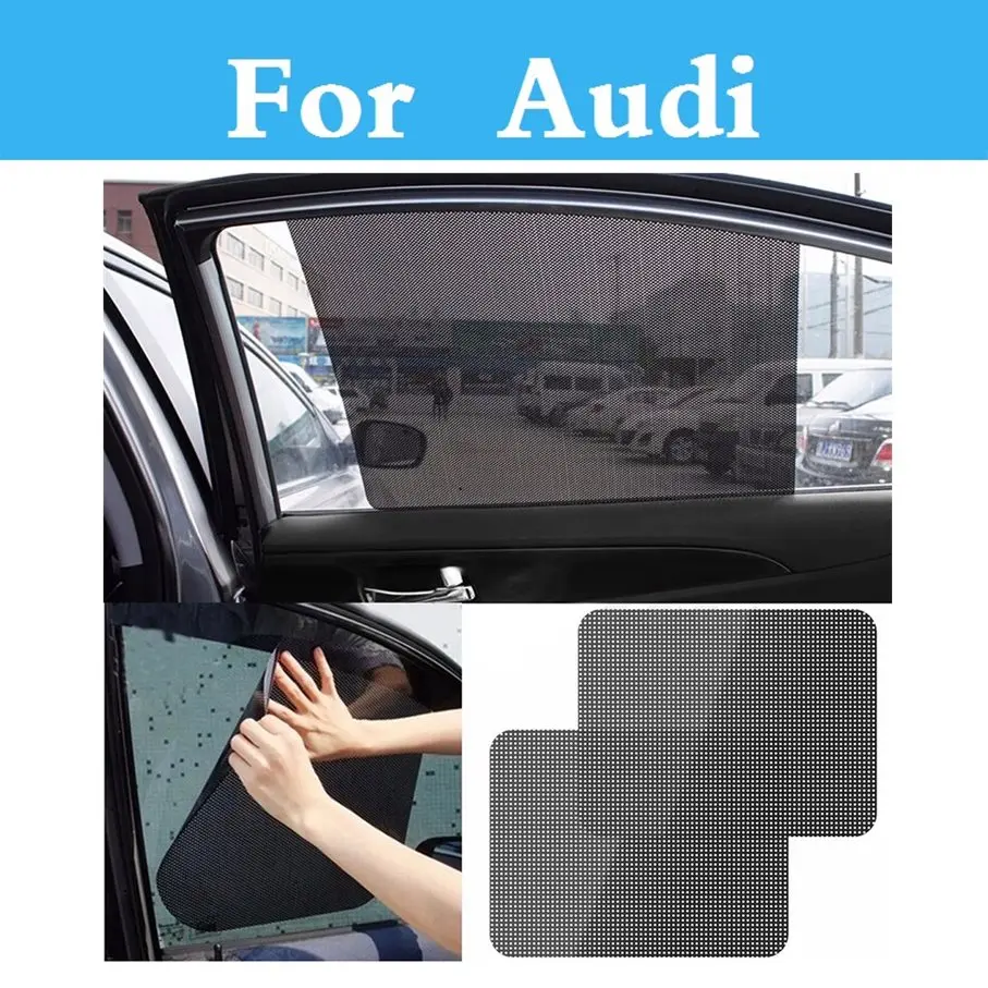 

Auto Styling Retractable Side Window Car Curtain Windshield Sunshade Shield Cover Mesh Visor For Audi Q3 Q5 Q7 A3 A4 A5 A6 A7 A8