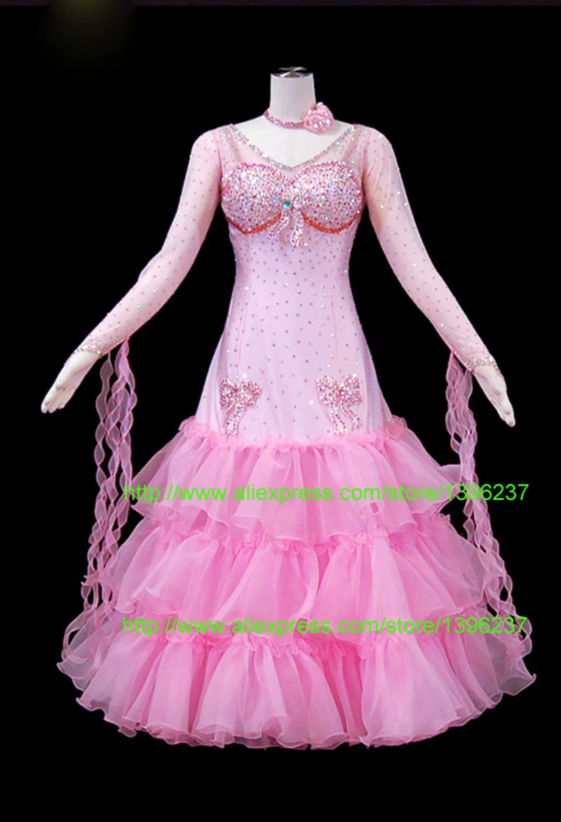 Waltz Ballroom Dresses For Women High Quality Custom Made Adult font b Tango b font Flamenco