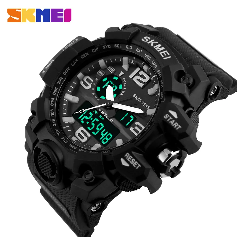 SKMEI Brand Digital And Analog Men Sports Watch Fashion Luxury Military Army Swim Watch Casual LED Wristwatch New 2016 SKMEI Brand Digital And Analog Men Sports Watch Fashion Luxury Military Army Swim Watch Casual LED Wristwatch New 2016