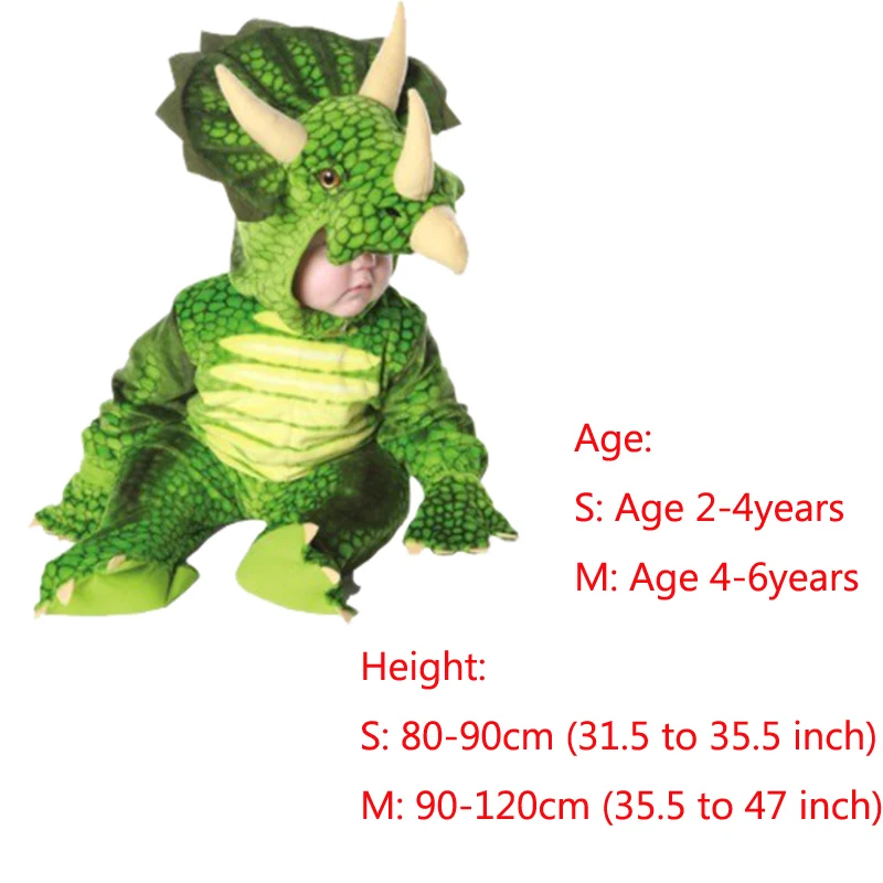 Новый костюм трицератопса для мальчиков детский с надписью Little T Rex карнавальный