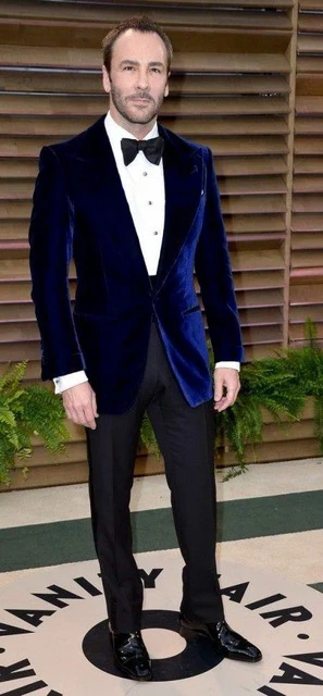 костюм мужской классический Бордовый бархат 2 шт. Slim Fit для мужчин красивый жених