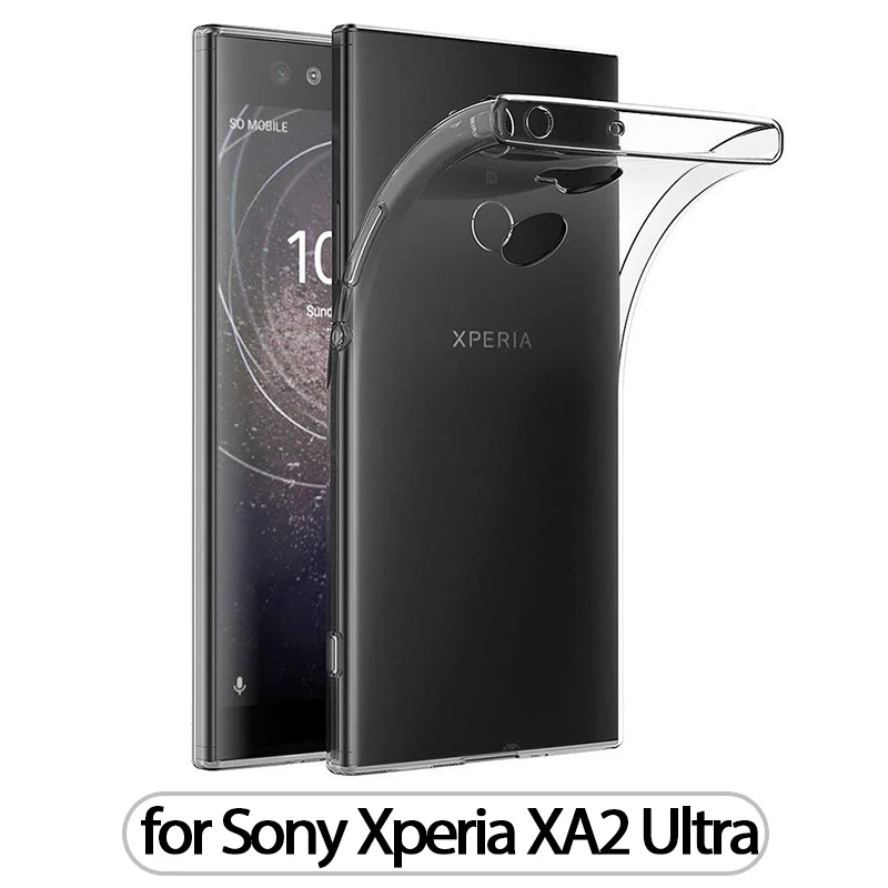 Чехол для sony Xperia XA2 XA2 Plus TPU Силиконовый Прозрачный Бампер Мягкий чехол для sony Xperia XA 2 Ультра прозрачная задняя крышка - Цвет: for Sony XA2 Ultra