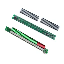 Моно 32 светодиодный индикатор уровня VU метр лампы светильник Регулируемая скорость W. Режим АРУ для усилителя мощности звуковой спектр