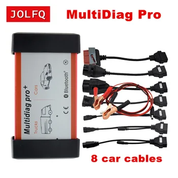 

2018 DHL Free Multidiag Pro Bluetooth TCS TCS Pro 2014.R2/2015.R1 Multi diag Pro Free Keygen Car Diagnostic Tool + 8 car cables