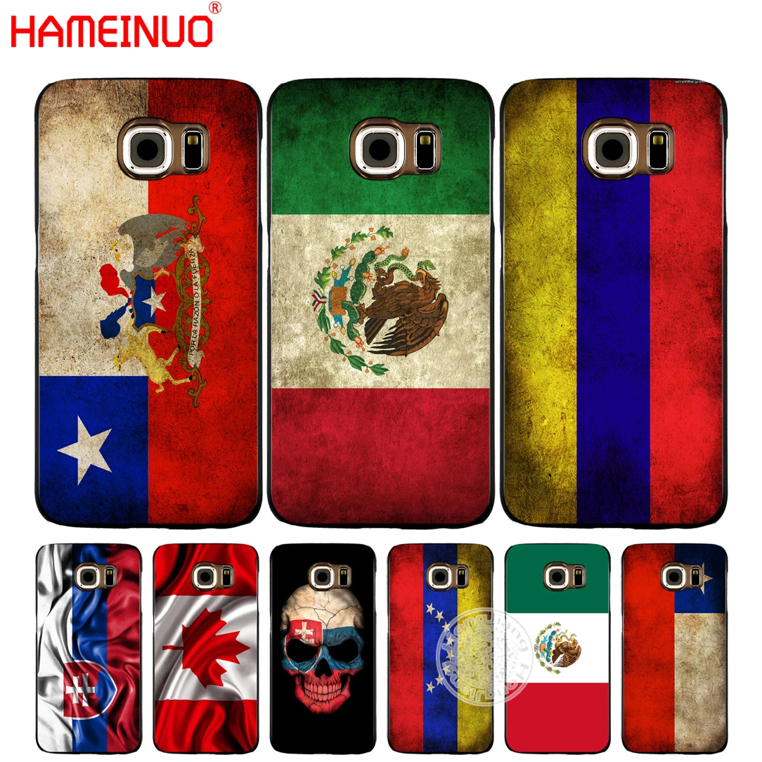 

HAMEINUO slovak mexico canada chile colombia flag cell phone case cover for Samsung Galaxy S7 edge PLUS S8 S6 S5 S4 S3 MINI