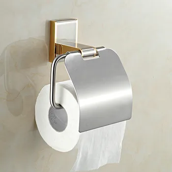 

European Antique Copper Box Toilet Paper Holder Bathroom Towel Rack Gold Brushed Nickel Wall Mount Bathroom Accessories