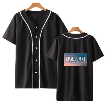 

ariana grande thank you next Short Sleeve Baseball Tee Harajuku the New Album Kpop Soft Fashion 2019 New Unisex Summer Shirt