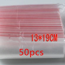 50 шт. 13x19 см pe прозрачный туристический подарок Упаковочные пакеты пластиковый пакет для ожерелья/ювелирных изделий diy прозрачные пластиковые упаковочные мешочки прозрачный пакет с застежкой