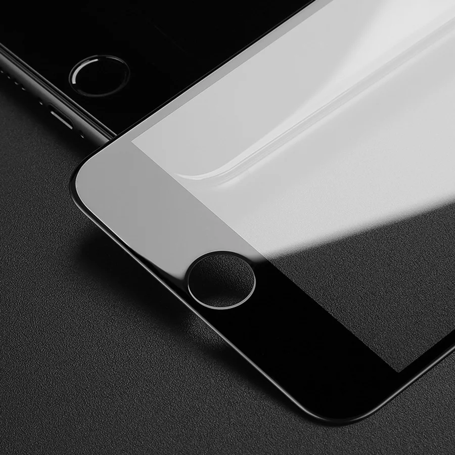 PINZHENG 5D полное покрытие краев закаленное стекло для iPhone 6 7 8 Plus 5 X Защита экрана 6S SE