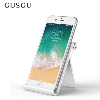 

GUSGU Universal Desk Holder Mount Adjustable Tablet Stand For iPhone Samsung Xiaomi Foldable Mobile Phone Holder Portable