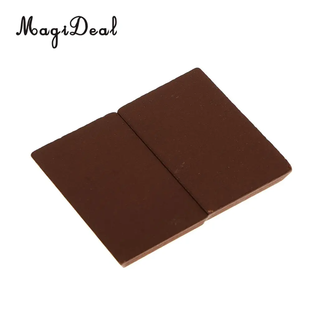 MagiDeal Wooden Magnet Connected Chocolate Simulation Food Play House Kitchen Toy Kids Pretend Play 5x6cm