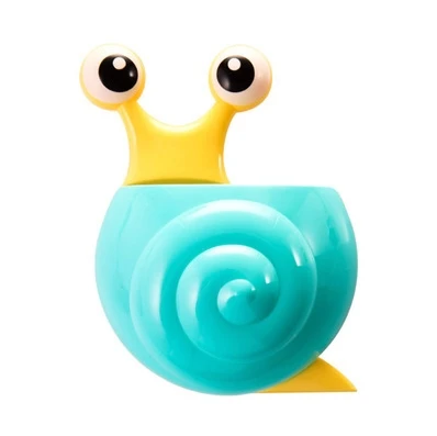 Креативтовары для ванной с изображением божьей коровки улитки зубная щетка Зубная паста держатель настенная присоска всасывающий крючок зубная щетка держатель - Цвет: blue snail