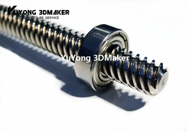 

10pcs/lot chrome steel 8*16*5mm v-slot 688ZZ 688-2RS 608ZZ deep groove ball bearings for 8mm threaded ACME rod