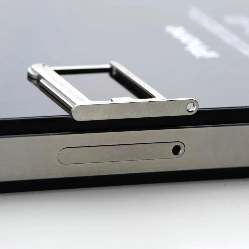 1 шт. лоток для микро SIM-карты держатель Слот запасная деталь для Apple для iphone 4 4G 4S 4th оптовая продажа - изображение