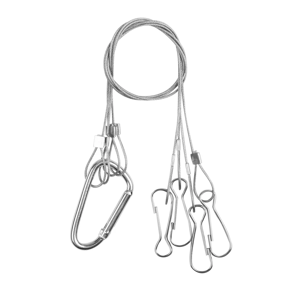 Hang Rope Hook Stainless Steel Hanging lights Rope bridge for Grow light Fixtures Flower pot Images Safe ROHS  (6)