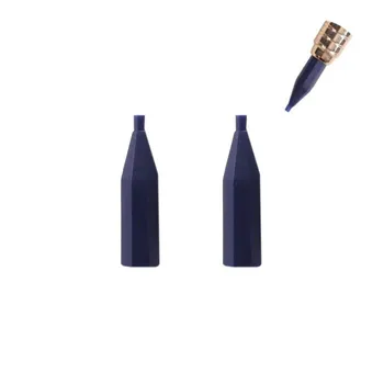 

Free Shipping Disposable Black Permanent Makeup Needle Plastic Nozzle Tips for Korean Eyebrow Tattoo Machine