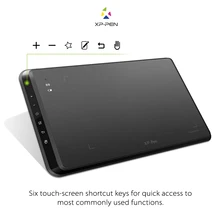Cheapest XP-Pen Star05 Wireless 2.4G Graphics Drawing Tablet/Pad Painting Board with Touch Hot Keys and Battery-free Passive Stylus