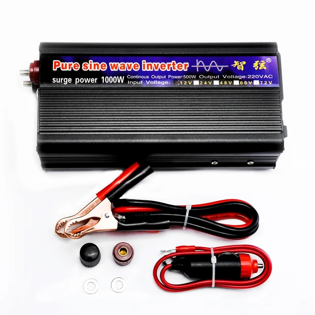 Cheap WORKSTAR Peak 1000W Pure Sine Wave Inverter DC 12V/24V to AC220V 50HZ OFF Grid Inverter for Solar System Warranty 2 Years Cheap WORKSTAR Peak 1000W Pure Sine Wave Inverter DC 12V/24V to AC220V 50HZ OFF Grid Inverter for Solar System Warranty 2 Years