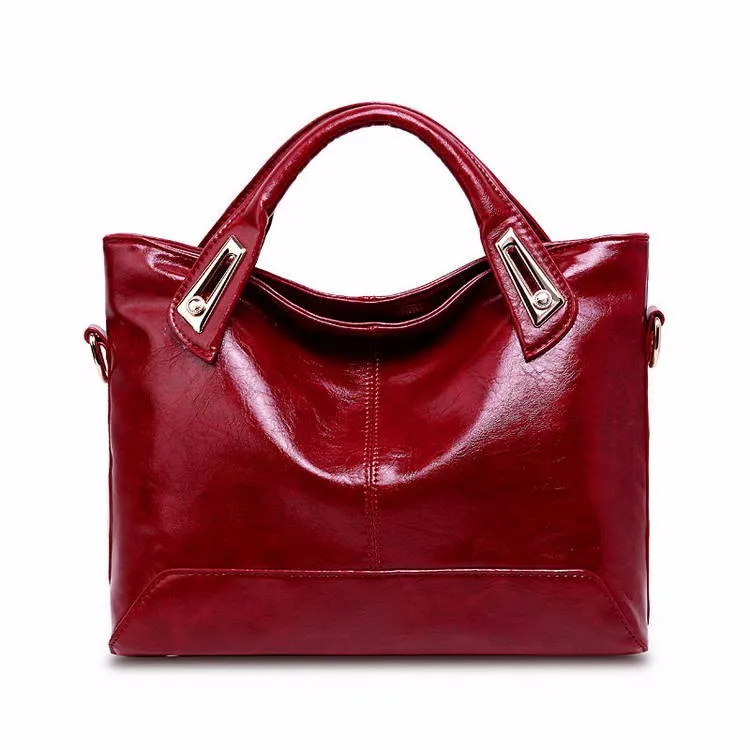 Oil Wax Leather Handbag