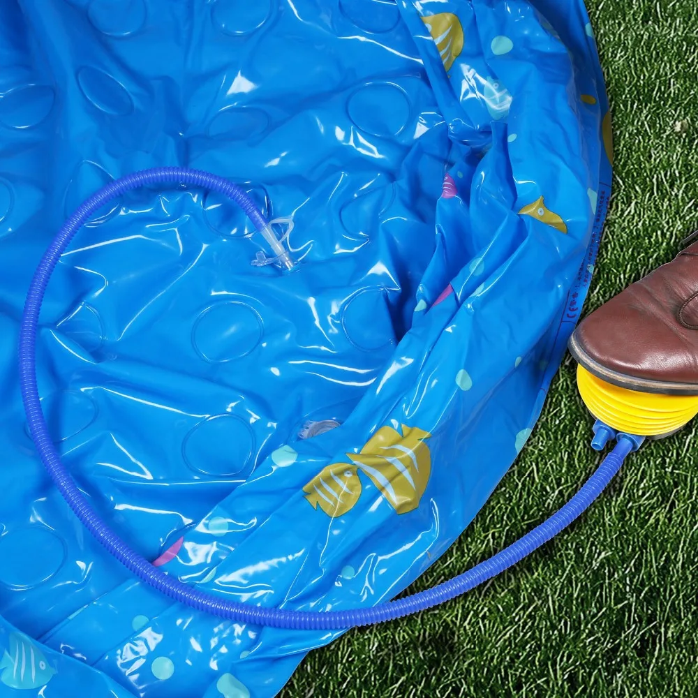 6/" Hand AIR PUMP Sport Balls Air Bed Pool Inflatable Yoga Pilates Fitness 8013